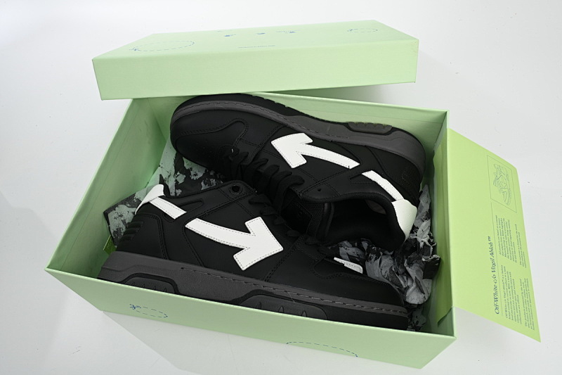 【CP0MI】黑皮白尾-50 OFFWHITE低帮运动鞋 OMIA18 9C99LEA00 41001 FF-WHITE Out Of Black Skin And White Tail