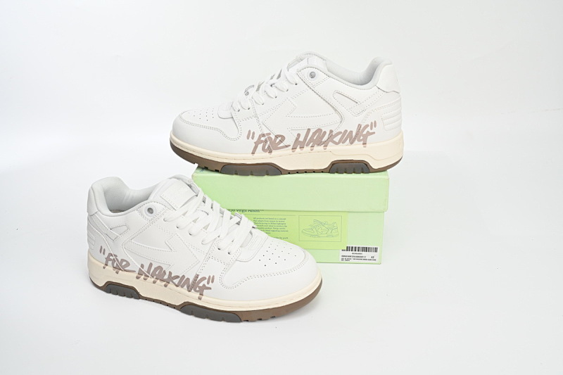 【CP0MI】米白灰-28 OFFWHITE低帮运动鞋 OMIA189 C99LEA00 30117 OFF-WHITE Out Of Office Beige Gray