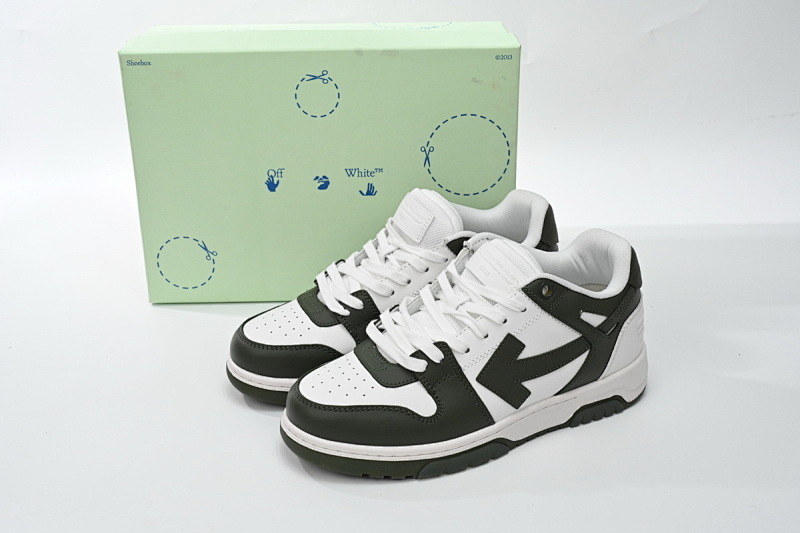 【CP0MI】军绿白-36 OFFWHITE低帮运动鞋 OLIA18 9S23LEA00 15901 FF-WHITE Out Of Military Green White