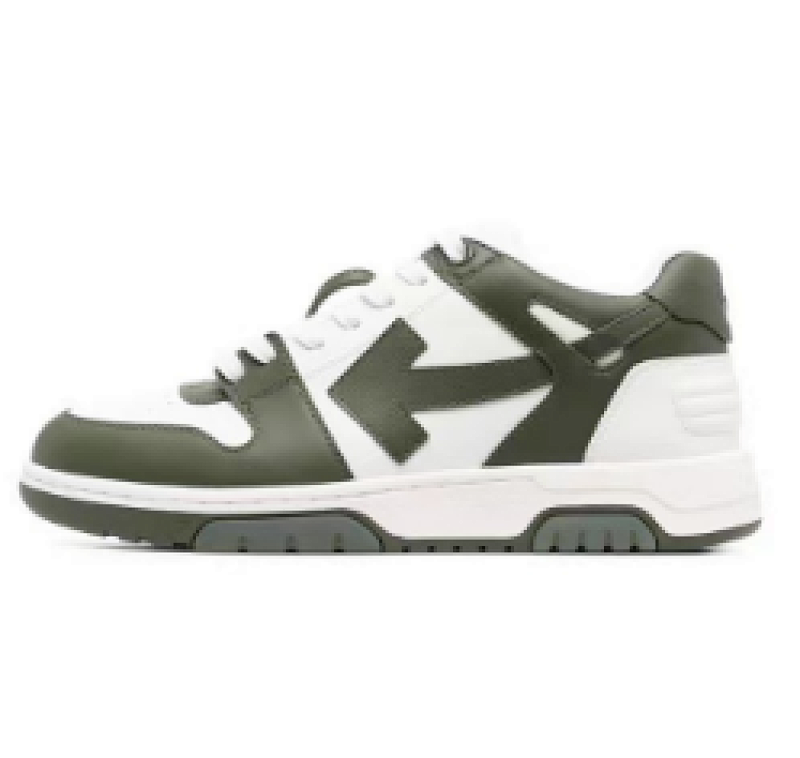 【CP0MI】军绿白-36 OFFWHITE低帮运动鞋 OLIA18 9S23LEA00 15901 FF-WHITE Out Of Military Green White