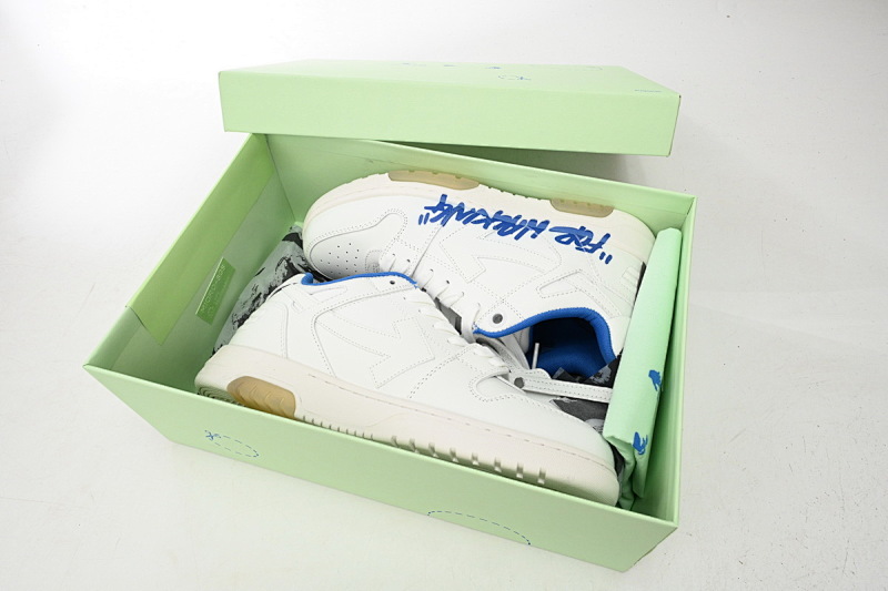 【CP0MI】米白蓝-27 OFFWHITE低帮运动鞋 OMIA18 9S22LEA00 30145 OFF-WHITE Out Of Beige Blue