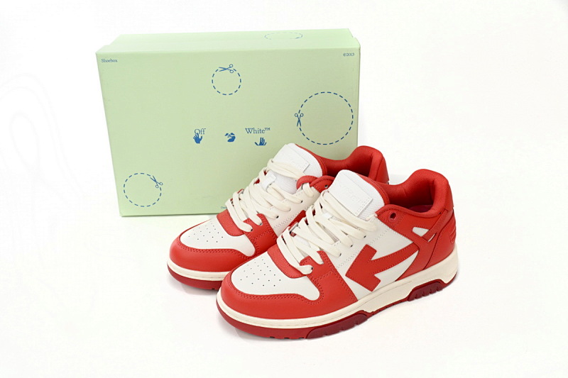 【CP0MI】红白-26 OFFWHITE低帮运动鞋 OMIA189F 22LE00 10128 OFF-WHITE Out Of Office Red And White