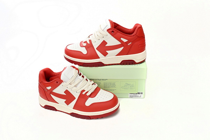 【CP0MI】红白-26 OFFWHITE低帮运动鞋 OMIA189F 22LE00 10128 OFF-WHITE Out Of Office Red And White