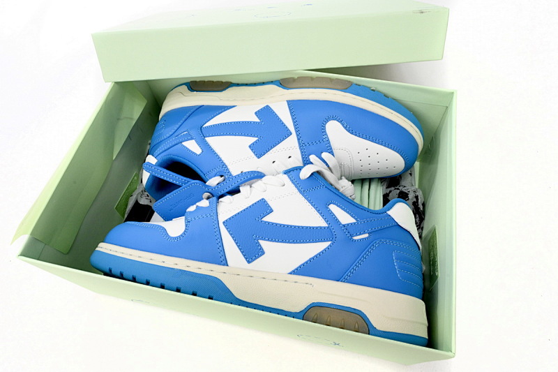 【CP0MI】北卡蓝-20 OFFWHITE低帮运动鞋 OMIA189 C99LEA00 20145 OFF-WHITE Out Of Office North Carolina Blue