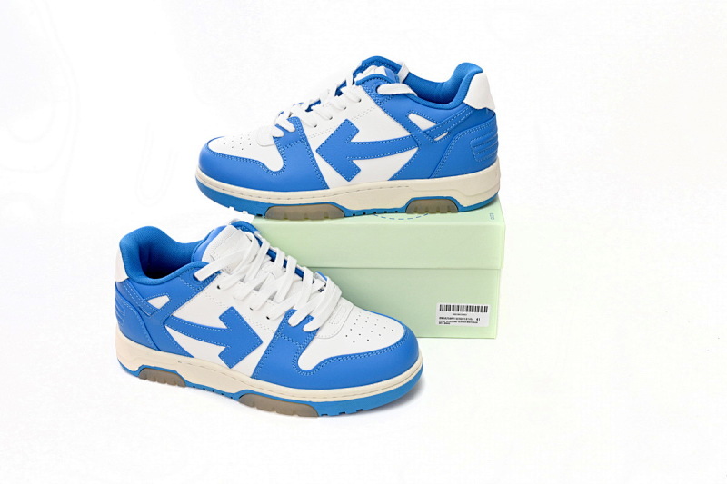 【CP0MI】北卡蓝-20 OFFWHITE低帮运动鞋 OMIA189 C99LEA00 20145 OFF-WHITE Out Of Office North Carolina Blue