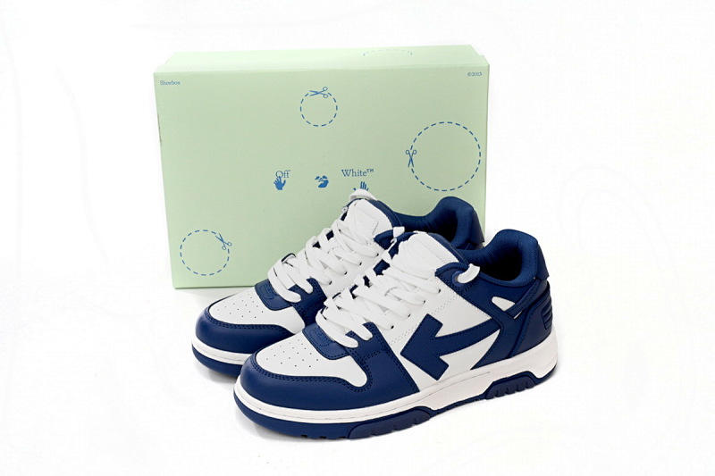【CP0MI】钻蓝色-18 OFFWHITE低帮运动鞋 OMIA189 C99LEA00 10142 OFF-WHITE Out Of Office Diamond Blue