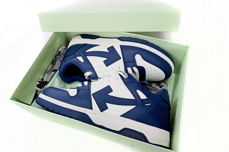 【CP0MI】钻蓝色-18 OFFWHITE低帮运动鞋 OMIA189 C99LEA00 10142 OFF-WHITE Out Of Office Diamond Blue