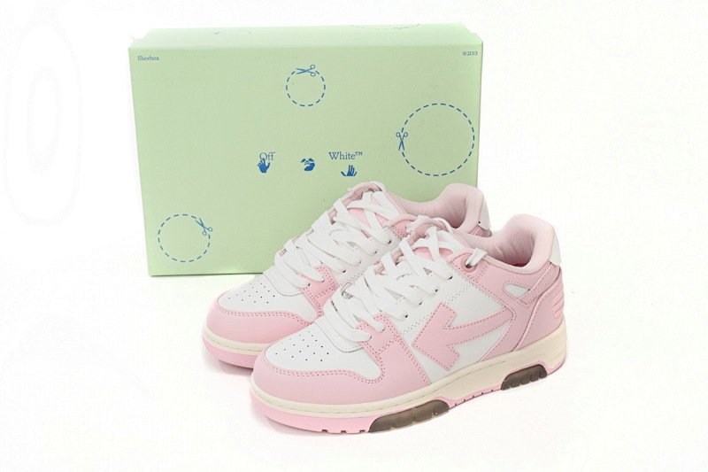 【CP0MI】粉白-12 OFFWHITE低帮运动鞋 OMIA189 C99LEA00 13001 OFF-WHITE Out Of Office Pink White