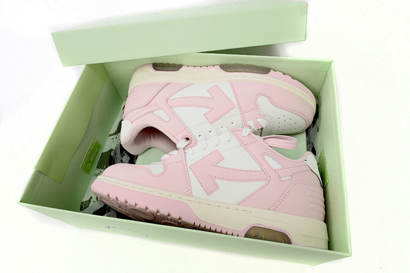 【CP0MI】粉白-12 OFFWHITE低帮运动鞋 OMIA189 C99LEA00 13001 OFF-WHITE Out Of Office Pink White