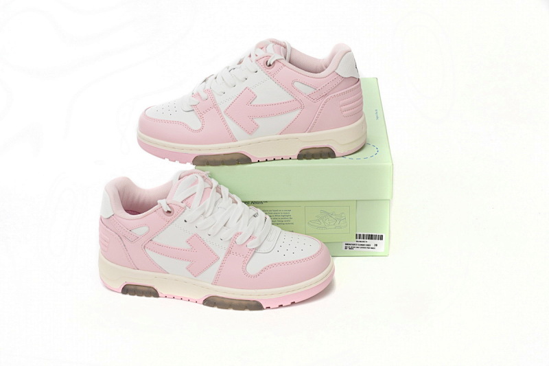 【CP0MI】粉白-12 OFFWHITE低帮运动鞋 OMIA189 C99LEA00 13001 OFF-WHITE Out Of Office Pink White