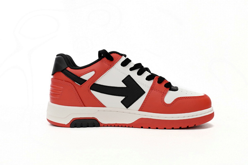 【CP0MI】白红黑-11 OFFWHITE低帮运动鞋 OMIA189 C99LEA00 12510 OFF-WHITE Out Of Office White, red, and Black