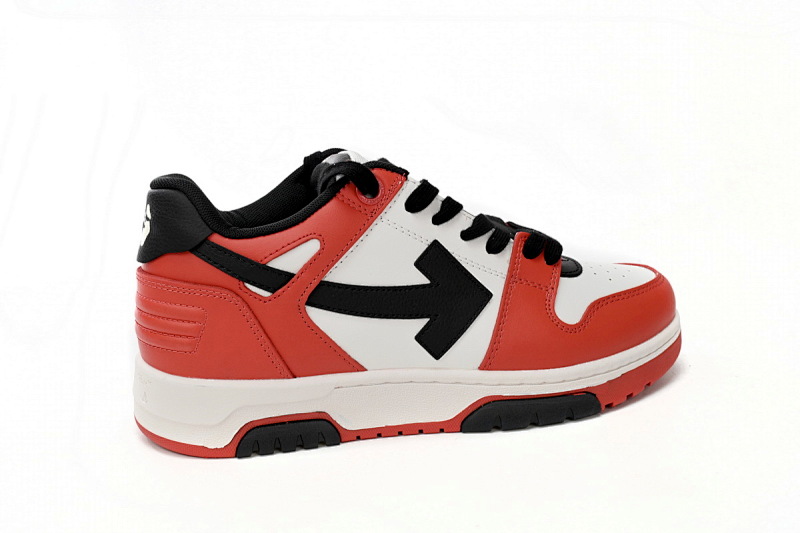 【CP0MI】白红黑-11 OFFWHITE低帮运动鞋 OMIA189 C99LEA00 12510 OFF-WHITE Out Of Office White, red, and Black