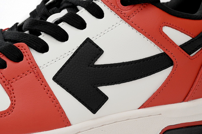 【CP0MI】白红黑-11 OFFWHITE低帮运动鞋 OMIA189 C99LEA00 12510 OFF-WHITE Out Of Office White, red, and Black