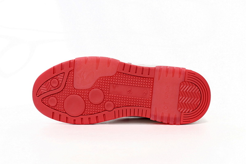 【CP0MI】白红-9 OFFWHITE低帮运动鞋 OMIA189 C99LEA00 10125 OFF-WHITE Out Of Office White Red