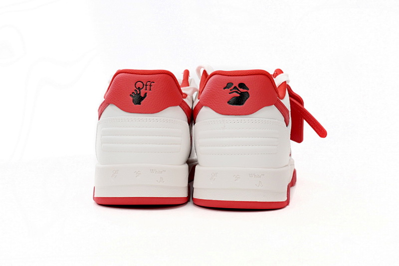 【CP0MI】白红-9 OFFWHITE低帮运动鞋 OMIA189 C99LEA00 10125 OFF-WHITE Out Of Office White Red