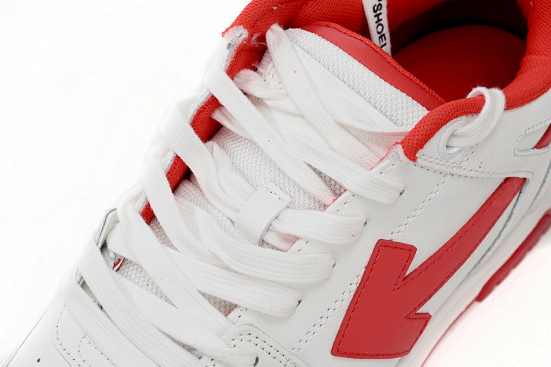 【CP0MI】白红-9 OFFWHITE低帮运动鞋 OMIA189 C99LEA00 10125 OFF-WHITE Out Of Office White Red