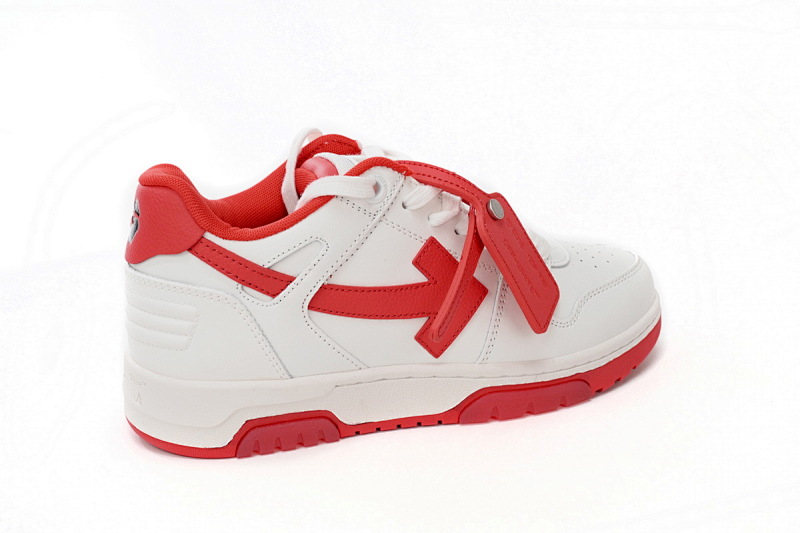 【CP0MI】白红-9 OFFWHITE低帮运动鞋 OMIA189 C99LEA00 10125 OFF-WHITE Out Of Office White Red