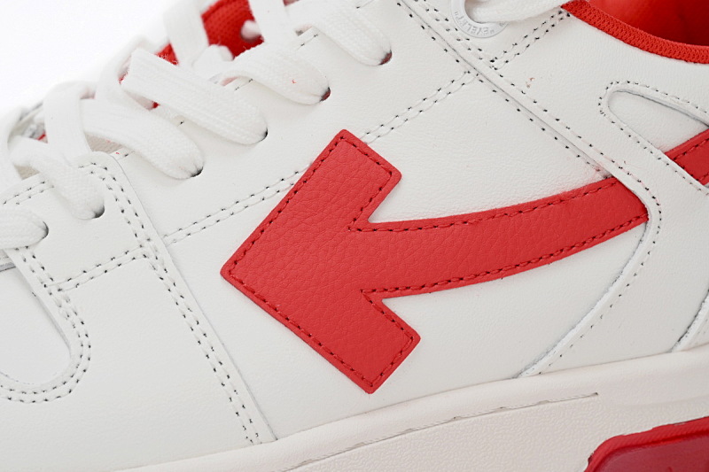【CP0MI】白红-9 OFFWHITE低帮运动鞋 OMIA189 C99LEA00 10125 OFF-WHITE Out Of Office White Red
