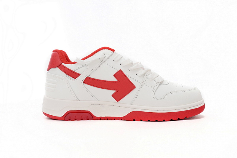 【CP0MI】白红-9 OFFWHITE低帮运动鞋 OMIA189 C99LEA00 10125 OFF-WHITE Out Of Office White Red