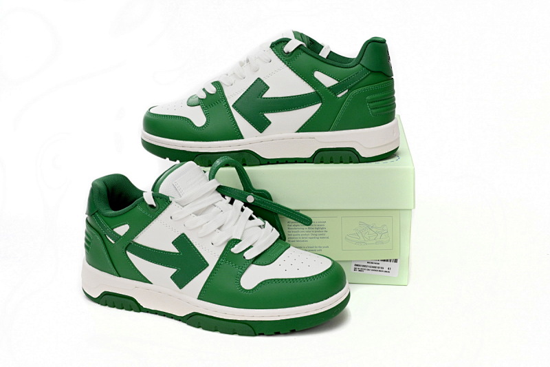 【CP7MI】绿色-8 OFFWHITE低帮运动鞋 OMIA189 C99LEA00 10155 OFF-WHITE Out Of Office Green