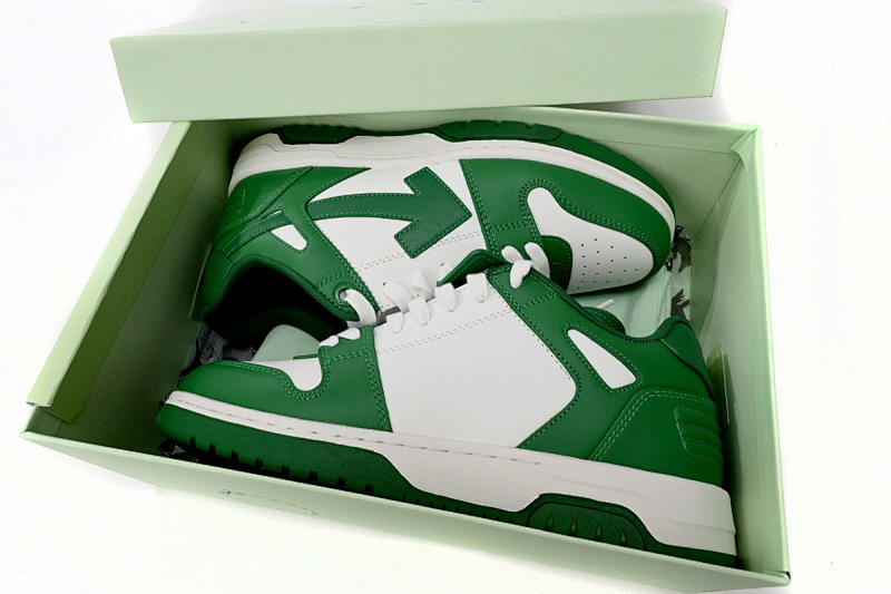 【CP7MI】绿色-8 OFFWHITE低帮运动鞋 OMIA189 C99LEA00 10155 OFF-WHITE Out Of Office Green