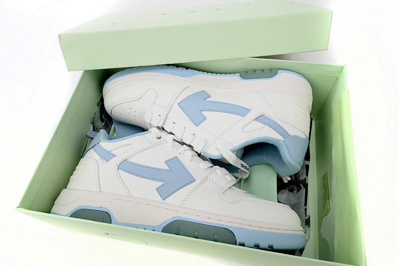 【CP0MI】天蓝白-3 OFFWHITE低帮运动鞋 OMIA189 C99LEA00 10145 OFF-WHITE Out Of Office Sky Blue And White