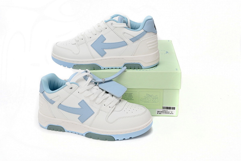 【CP0MI】天蓝白-3 OFFWHITE低帮运动鞋 OMIA189 C99LEA00 10145 OFF-WHITE Out Of Office Sky Blue And White
