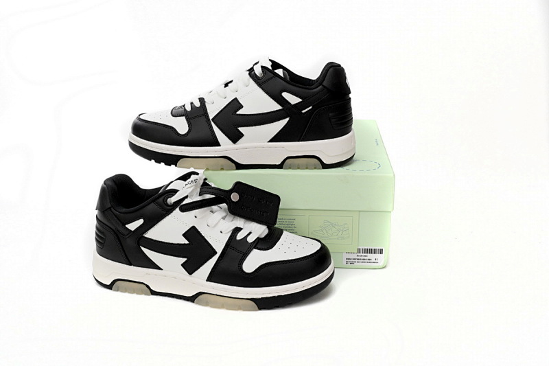 【CP0MI】黑白色-1 OFFWHITE低帮运动鞋 OMIA189 C99LEA00 11004 OFF-WHITE Out Of Office Black And White