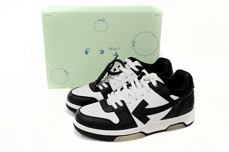 【CP0MI】黑白色-1 OFFWHITE低帮运动鞋 OMIA189 C99LEA00 11004 OFF-WHITE Out Of Office Black And White