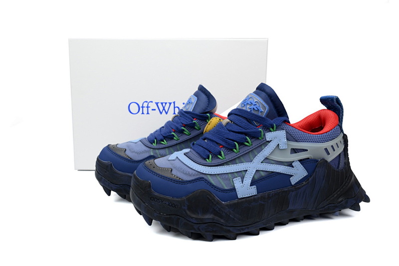 【CP3MI】蓝色-17 OFFWHITE低帮运动鞋009款 OMIA139S 2080004 14540 FF-WHITE Out Of Blue