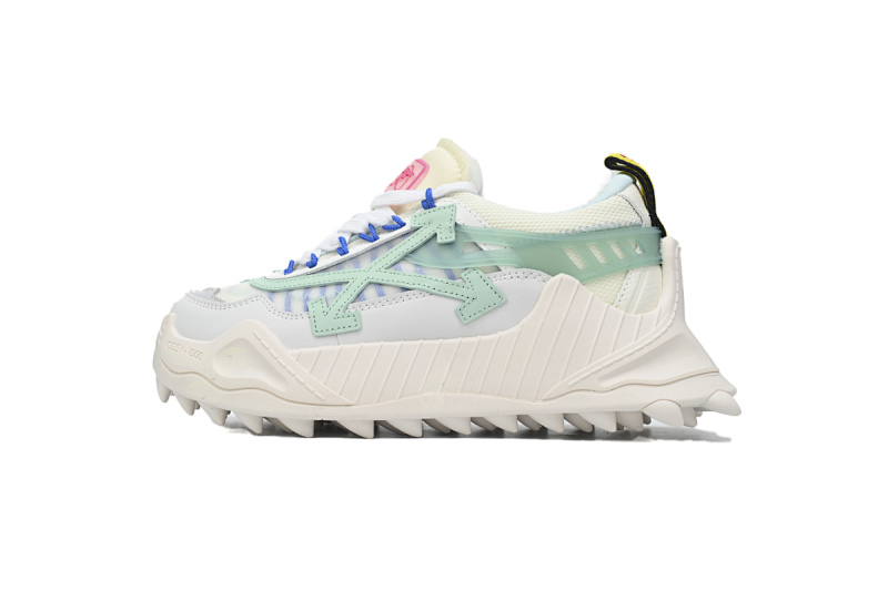 【CP3MI】浅绿白-16 OFFWHITE低帮运动鞋009款 OMIA139S 2080004 530133 FF-WHITE Out Of Light Green And White