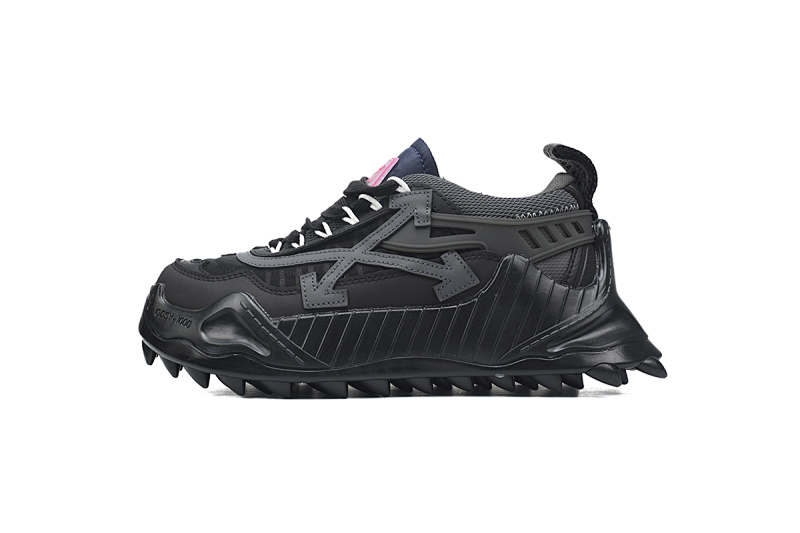 【CP3MI】黑色亮面-15 OFFWHITE低帮运动鞋009款 OMIA139S 2080004 531010 FF-WHITE Out Of Black Glossy Surface
