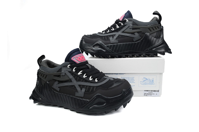 【CP3MI】黑色亮面-15 OFFWHITE低帮运动鞋009款 OMIA139S 2080004 531010 FF-WHITE Out Of Black Glossy Surface