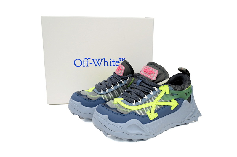 【CP3MI】蓝黄-11 OFFWHITE低帮运动鞋009款 OMIA139S 2080004 23062 FF-WHITE Out Of Blue And Yellow
