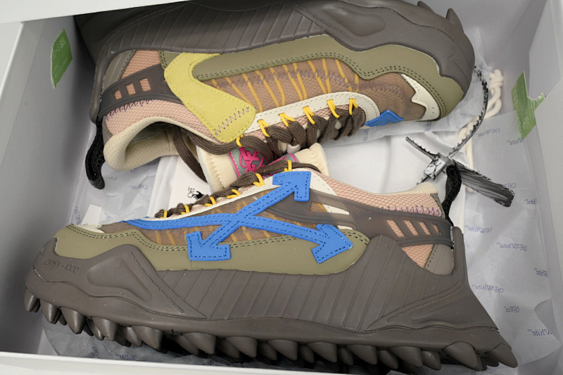 【CP3MI】咖啡色-7 OFFWHITE低帮运动鞋009款 OMIA139R 21FAB00 10945 FF-WHITE Out Of Coffee