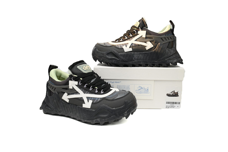 【CP3MI】深灰白-2 OFFWHITE低帮运动鞋009款 OMIA139C 99FAB00 20701 FF-WHITE Out Of Deep gray white