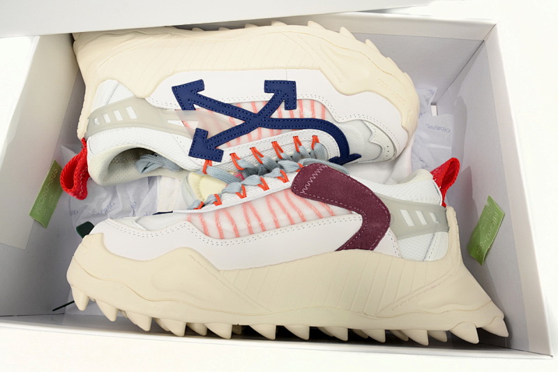 【CP3MI】白深蓝-3 OFFWHITE低帮运动鞋009款 OMIA139C 99FAB00 10445 FF-WHITE Out Of White Deep Blue