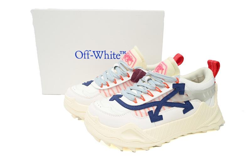 【CP3MI】白深蓝-3 OFFWHITE低帮运动鞋009款 OMIA139C 99FAB00 10445 FF-WHITE Out Of White Deep Blue