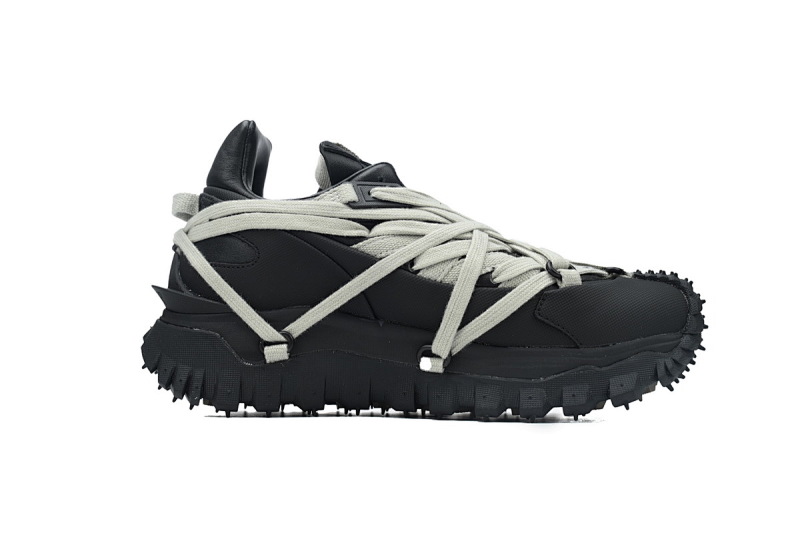 【EA7LJ】黑色-1 盟可睐 户外运动着山系 MU02D4M10M4321-999 Moncler x RICK OWENS/RO Trailgrip Black