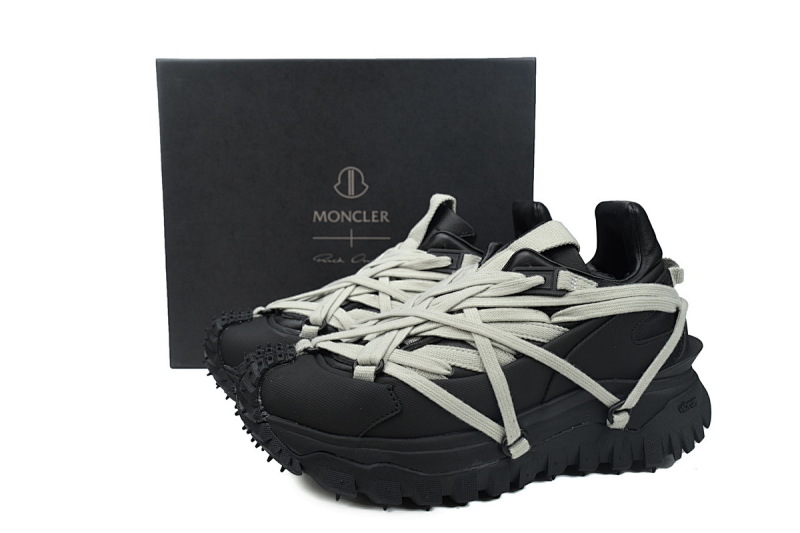 【EA7LJ】黑色-1 盟可睐 户外运动着山系 MU02D4M10M4321-999 Moncler x RICK OWENS/RO Trailgrip Black