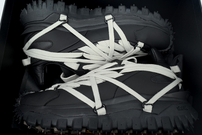 【EA7LJ】黑色-1 盟可睐 户外运动着山系 MU02D4M10M4321-999 Moncler x RICK OWENS/RO Trailgrip Black