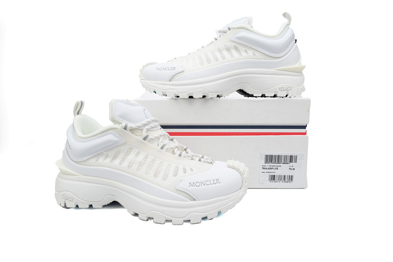【DA3LJ】白色网纱-60 盟可睐 户外运动着山系 I109A 4M00130 M2808 Moncler Trailgrip Leather  White Besh