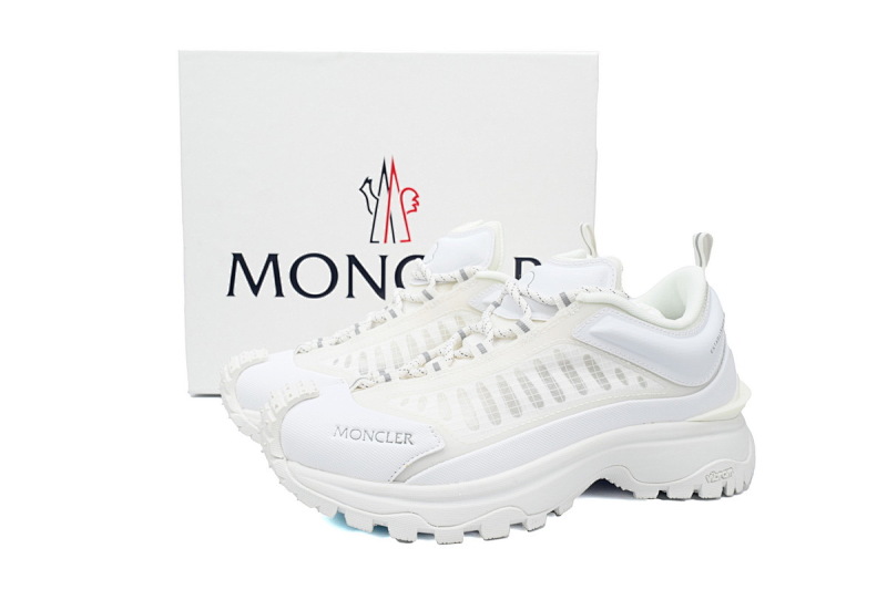 【DA3LJ】白色网纱-60 盟可睐 户外运动着山系 I109A 4M00130 M2808 Moncler Trailgrip Leather  White Besh