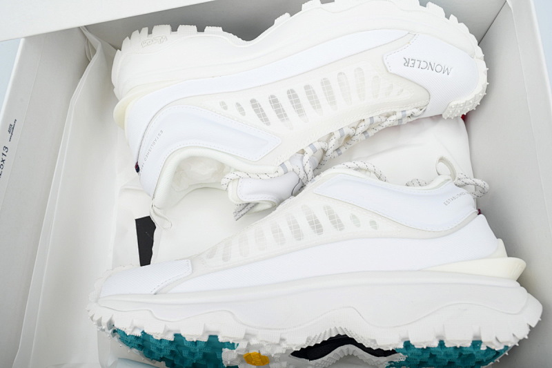 【DA3LJ】白色网纱-60 盟可睐 户外运动着山系 I109A 4M00130 M2808 Moncler Trailgrip Leather  White Besh