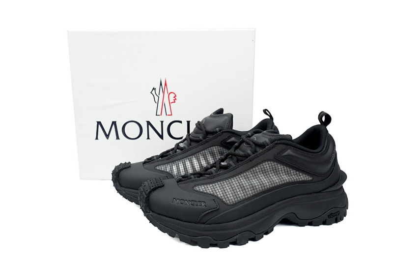 【DA3LJ】全黑网纱-61  盟可睐 户外运动着山系 I109A 4M00130 M2808 Moncler Trailgrip Leather Black All Black Mesh