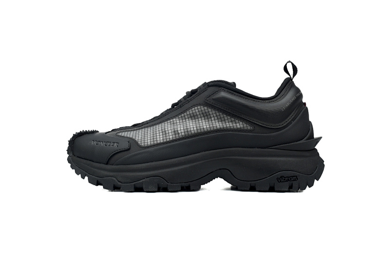 【DA3LJ】全黑网纱-61  盟可睐 户外运动着山系 I109A 4M00130 M2808 Moncler Trailgrip Leather Black All Black Mesh