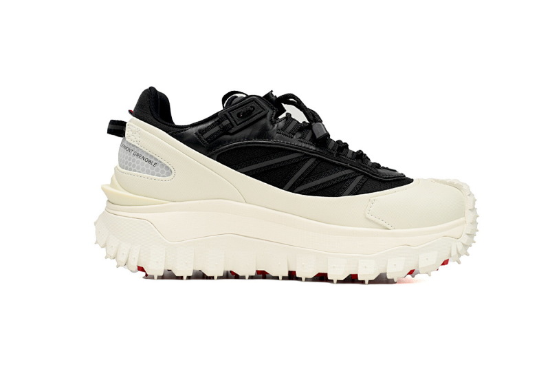 【DA3LJ】皮面黑白-38 盟可睐 户外运动着山系 I209B 4M00230 M2058 Moncler Trailgrip  Leather Black And White