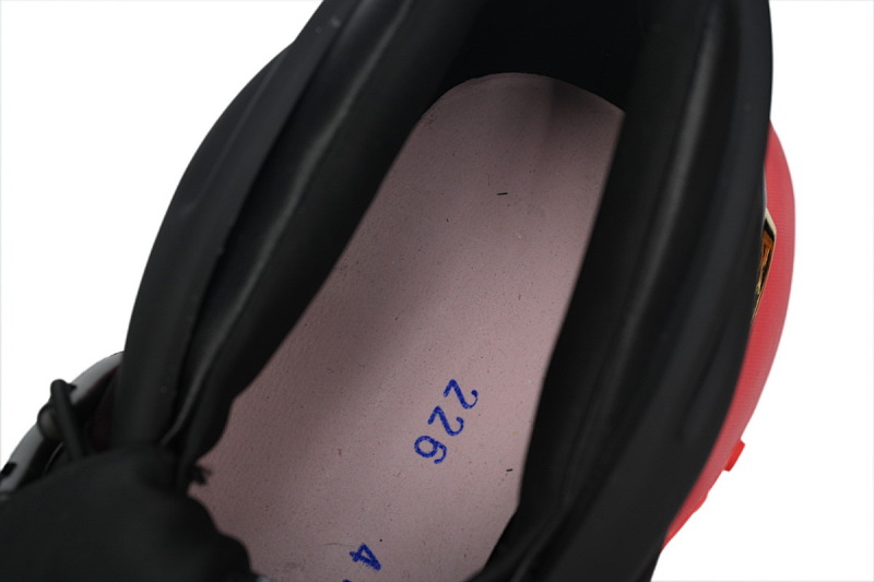 【EA0LJ】黑红-17 巴尔曼子弹系列低帮运动休闲鞋 YM1VJ309 BALMAIN Multikolor Buty sportowe Black Red