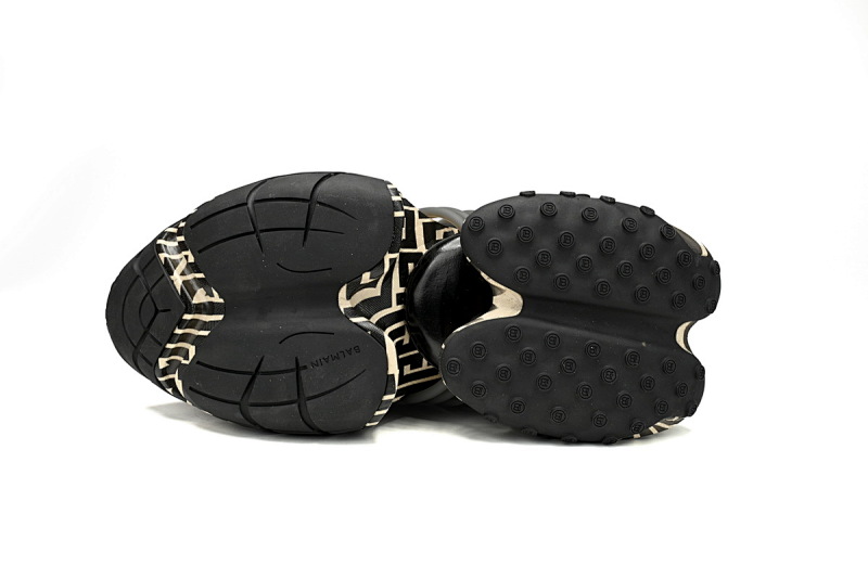 【EA0LJ】格子-7 巴尔曼子弹系列低帮运动休闲鞋 YM1VJ309 BALMAIN Multikolor Buty sportowe Lattice