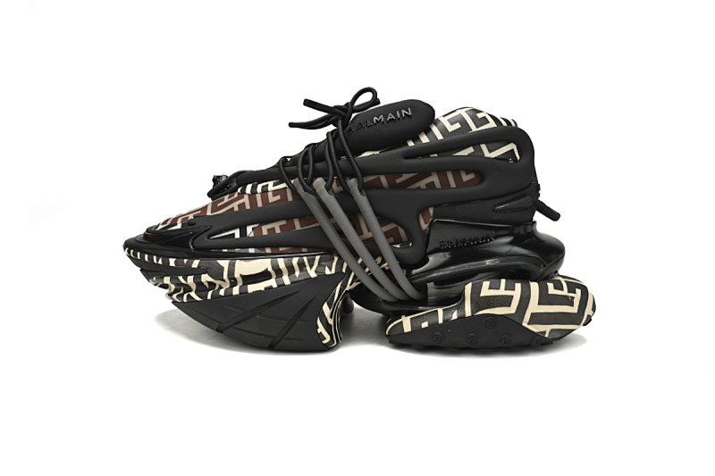 yupoo_304150_f681bdcb.jpg 【EA0LJ】格子-7 巴尔曼子弹系列低帮运动休闲鞋 YM1VJ309 BALMAIN Multikolor Buty sportowe Lattice